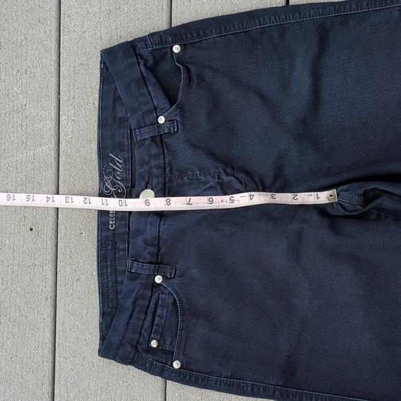 Celebrity Gold Darkwash Jegging Fit Jeans - Picture 7 of 9